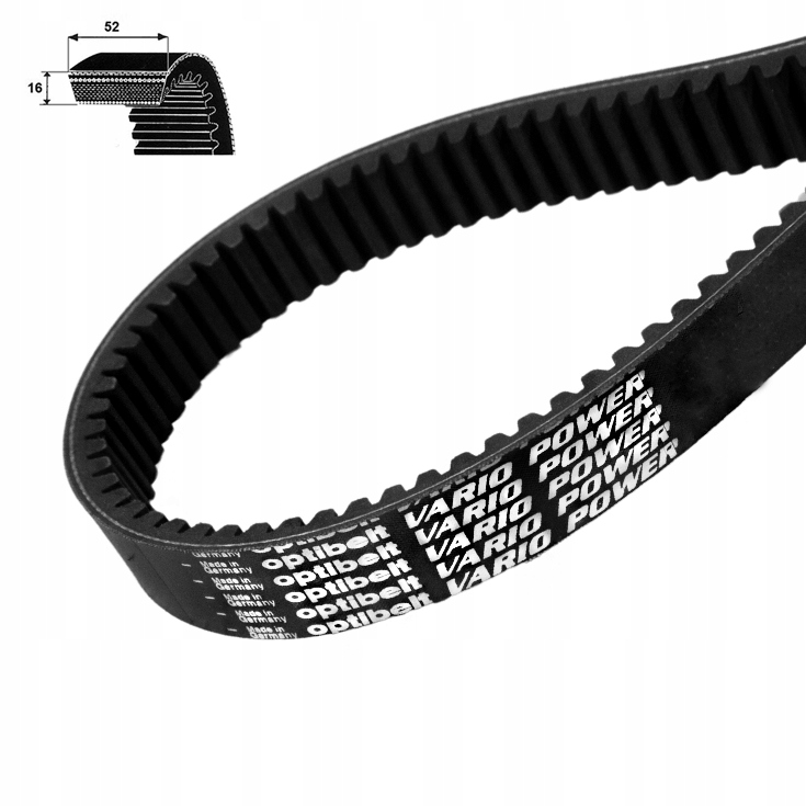 Širokoprofilový variátorový remeň SVX 52x16 1925 OPTIBELT